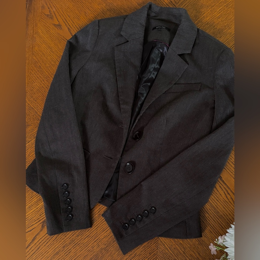 RW&CO. Dark Gray Blazer